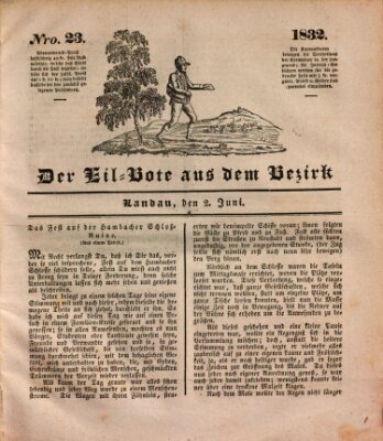 Der Eil-Bote aus dem Bezirk (Der Eilbote) Samstag 2. Juni 1832