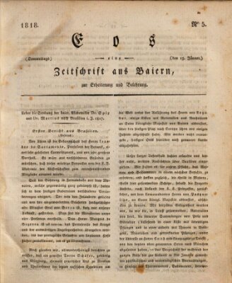 Eos Donnerstag 15. Januar 1818