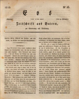 Eos Montag 23. Februar 1818