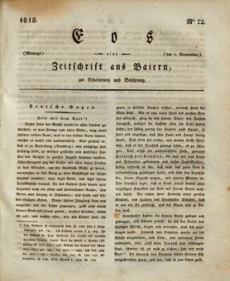 Eos Montag 7. September 1818