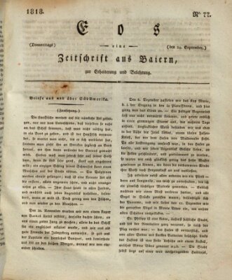 Eos Donnerstag 24. September 1818