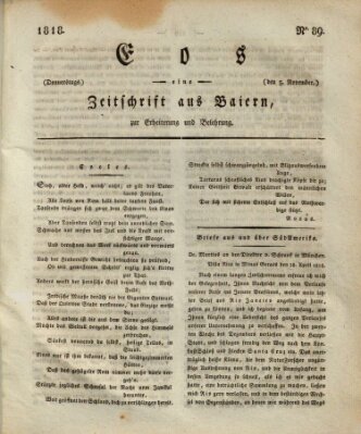 Eos Donnerstag 5. November 1818