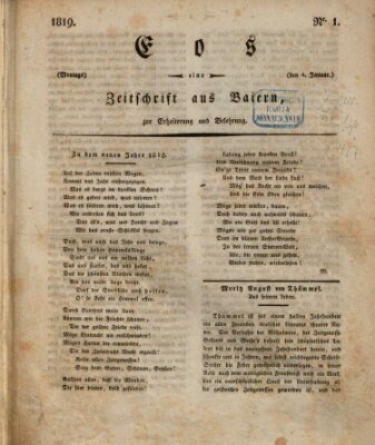 Eos Montag 4. Januar 1819