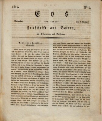 Eos Mittwoch 6. Januar 1819