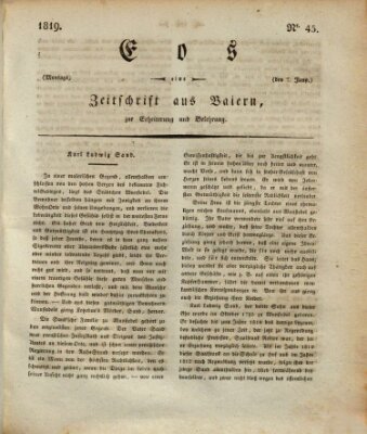 Eos Montag 7. Juni 1819