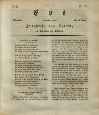 Eos Mittwoch 30. Juni 1819