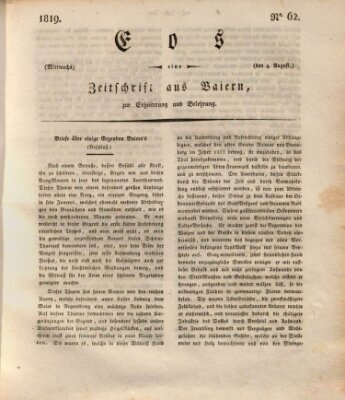 Eos Mittwoch 4. August 1819