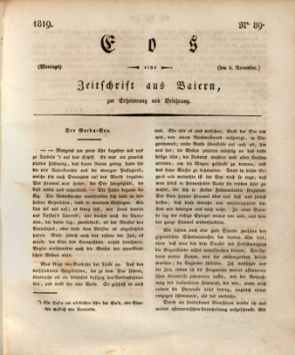 Eos Montag 8. November 1819