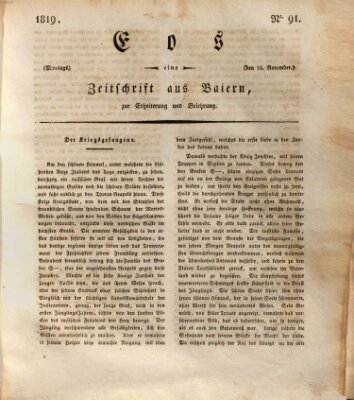 Eos Montag 15. November 1819