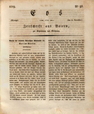 Eos Montag 22. November 1819