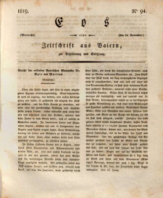 Eos Mittwoch 24. November 1819