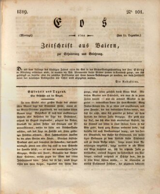 Eos Montag 20. Dezember 1819