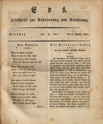 Eos Dienstag 9. Januar 1821