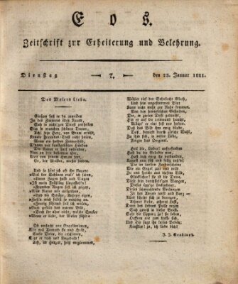 Eos Dienstag 23. Januar 1821