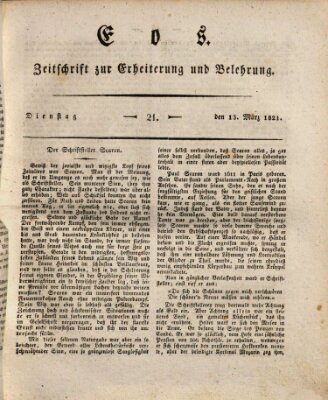 Eos Dienstag 13. März 1821