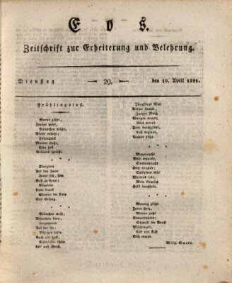 Eos Dienstag 10. April 1821