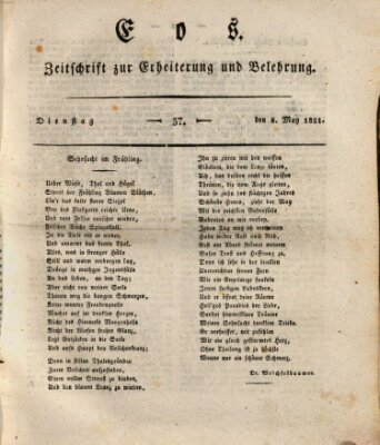 Eos Dienstag 8. Mai 1821