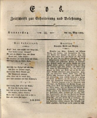 Eos Donnerstag 10. Mai 1821