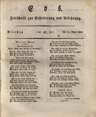 Eos Dienstag 12. Juni 1821