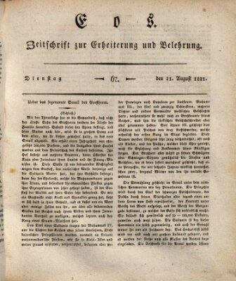 Eos Dienstag 21. August 1821