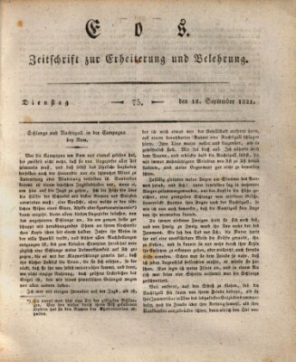 Eos Dienstag 18. September 1821