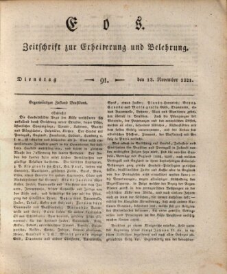 Eos Dienstag 13. November 1821