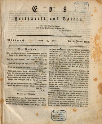 Eos Mittwoch 1. Januar 1823