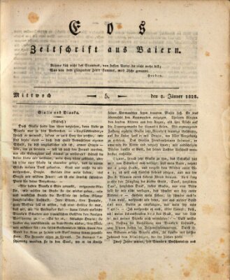 Eos Mittwoch 8. Januar 1823