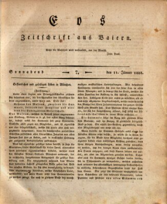 Eos Samstag 11. Januar 1823