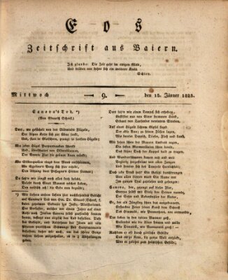 Eos Mittwoch 15. Januar 1823