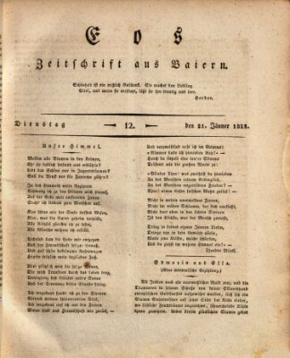 Eos Dienstag 21. Januar 1823