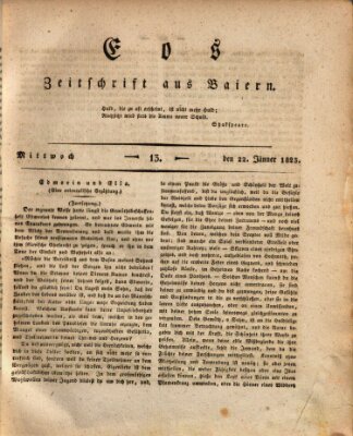 Eos Mittwoch 22. Januar 1823