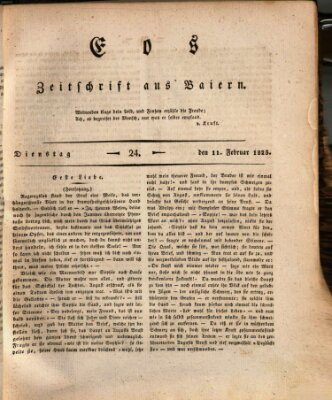 Eos Dienstag 11. Februar 1823