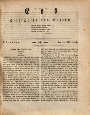 Eos Dienstag 18. März 1823