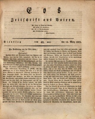 Eos Dienstag 25. März 1823