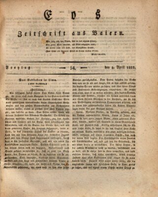 Eos Freitag 4. April 1823