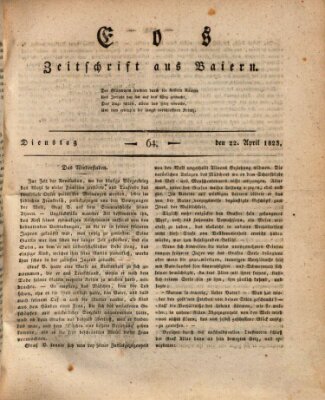 Eos Dienstag 22. April 1823