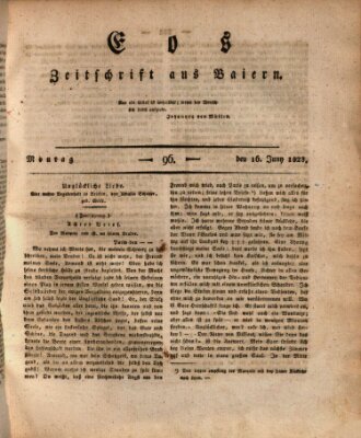 Eos Montag 16. Juni 1823