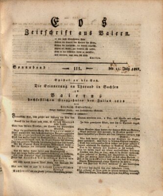 Eos Samstag 12. Juli 1823