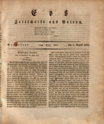 Eos Samstag 2. August 1823