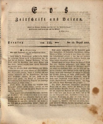 Eos Freitag 15. August 1823