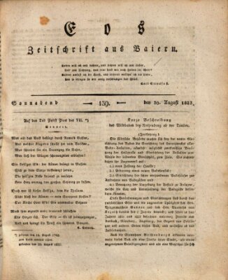 Eos Samstag 30. August 1823