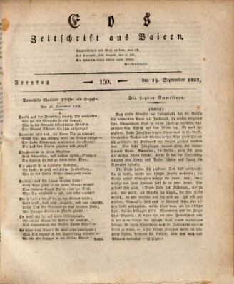 Eos Freitag 19. September 1823