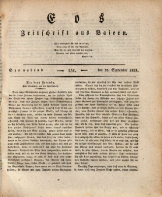 Eos Samstag 20. September 1823