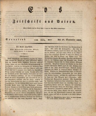 Eos Samstag 27. September 1823