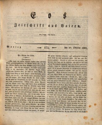 Eos Montag 27. Oktober 1823