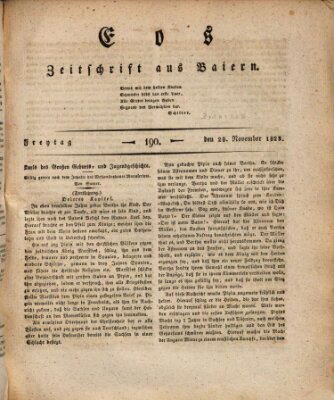 Eos Freitag 28. November 1823