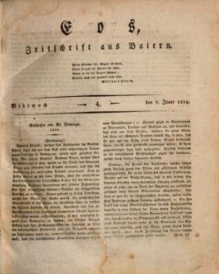 Eos Mittwoch 7. Januar 1824