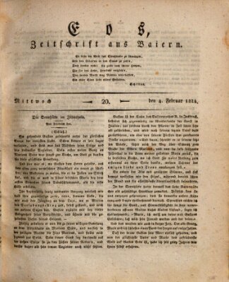 Eos Mittwoch 4. Februar 1824