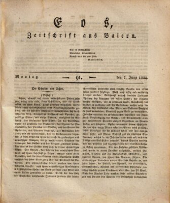 Eos Montag 7. Juni 1824